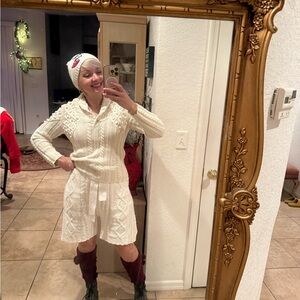 FREE PEOPLE Knit Droopy crotch shorts